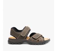 Rieker 25051-27 Mens Sandals - Brown - UK 10.5 - Brown