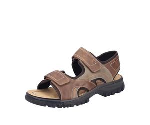 Rieker 25053, Men's Trekking Sandals, Brown, EU 46 - UK 11