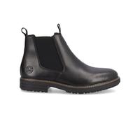 Rieker 33180-00 | Black Leather | Mens Plain Fronted Chelsea Boots