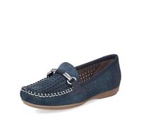 Rieker 40253 Women's Slip On (Blue, UK Footwear Size System, Adult, Women, Numeric, Medium, 5)