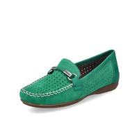 (6.5 (Adults')) 40253-54 | Green | Womens Moccasin Shoes