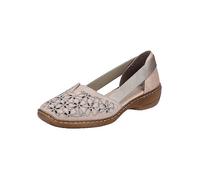 Rieker 41356 Ladies Sand Beige Slip-On Shoes Sand