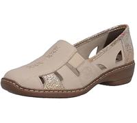 Rieker 41385 Women's Cut Out Sandals (Beige, UK Footwear Size System, Adult, Women, Numeric, Medium, 6.5)