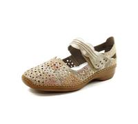 Women's Rieker 41399-92 Womens Shoes Multi - Tan - Size: 4