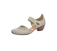 Rieker 43753 Ladies Beige Hook & Loop Shoes Sand