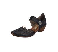 Rieker Court Shoes - in Blue 6