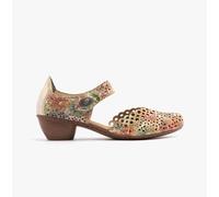 Rieker 43753 Womens Comfort Casual Touch Fasten Shoes-Multi