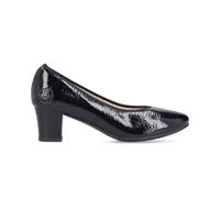 Rieker 44650-02 | Black Patent | Womens Traditional Court Shoes