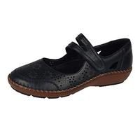 Rieker 44875-00, Womens Closed Toe Ballet Flats, Black (00), 8 (42 EU)