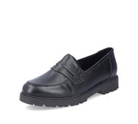 Rieker 45560 Women's Slip-On Slippers, Black (Black 02), 6.5 UK
