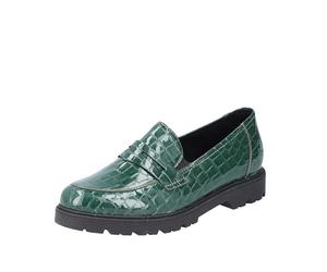Rieker 45560 Women's Slip-On Slippers, Green, 8 UK