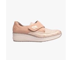 Rieker 487C0-60 Womens Shoes - Beige - UK 5 / EU 38