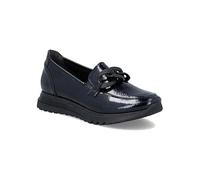 Rieker 49051-14 Navy Patent Womens Loafers