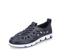 Rieker 49956 Women's Low-Top Trainers, Blue 14, 4 UK