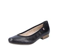 Rieker Women's 51994 Ballet Flat, Schwarz, 6.5 UK