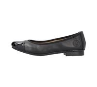 Rieker 51998-00 Black Leather Ballet Shoes (Black, UK Footwear Size System, Adult, Women, Numeric, Medium, 3)