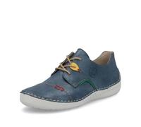 Rieker 52528-14 Blue Womens Lacing Shoes