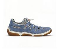Rieker Women's Comfort Shoes 55956 Sky Blue UK 6