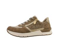 Rieker Beige Zip Shoes for Ladies | Rieker 58902-64 Colour: Beige, Size: EU 38 / UK 5