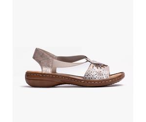Rieker 60880 Unisex Adults Comfort Casual Slip-On Sandals
