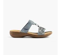 Rieker 608K2-12 Womens Sandals - Blue - UK 6.5 / EU 40