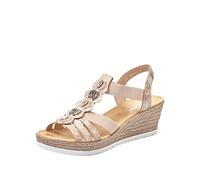 Rieker 619b2-31, Women’s Closed Toe Sandals, Red (Rosa 31), UK (39 EU)