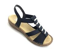 Rieker Women's Closed Toe Sandals 62850-14 Blue (Pazifik 14) 8 UK (42 EU)