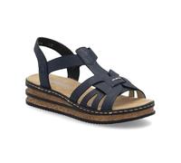 Rieker 62918-14 Navy Womens Flat Sandals