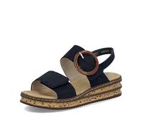 Rieker 62950-14 Navy Womens Flat Sandals