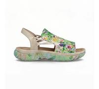 Rieker 64841 Womens Synthetic Pull-On Lightweight Multi Ankle Strap Sandals