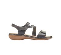 Rieker Women’s 659C7-00 Rieker Damen 659C7 Sandalen Sandal, Black, 4.5 UK