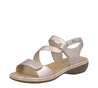 Rieker 659C7-89 Rose Gold Womens Comfortable Sandals