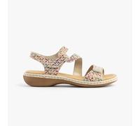 Rieker Antistress Womens Multi Leather Sandal - Size 6.5 - Multicolour