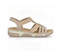 Rieker 66201 Slingback Sandals in Light Brown - UK 4 - Light Brown