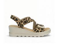 Rieker 67410 Cross Strap Sandals in Multicoloured - UK 7.5 - Multicoloured