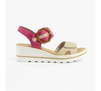 Rieker JENA Womens Wedge Heel Sandals 4 UK Pearl/Fuchsia