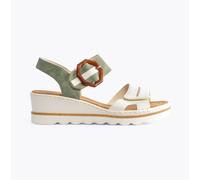 Rieker Antistress Womens Wedge Sandals - Green (67476-81) - UK 6 / EU 39