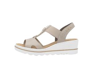 Rieker 67498-62 Womens Sandals Beige