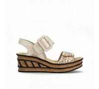 Rieker 68172 Ankle Strap Sandals in White - UK 8 - White
