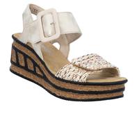Rieker 68172 Wedge Hook and Loop fastening sandal