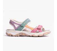 Rieker 68866 Womens Synthetic Touch Fasten Breathable Casual Sandals
