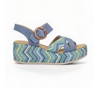Rieker 69469 Womens Ankle Strap Sandals Blue - Size UK 5