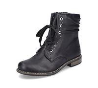 Rieker Women Ankle Boots 71218, Ladies Lace-up Ankle Boot,Low Boots,Chukka Boot,Short Boots,lace-up Boot,Black (Schwarz / 00),42 EU / 8 UK