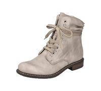 Rieker 71218 Women's Lace-Up Ankle Boots, beige, 7.5 UK
