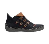 Rieker 72581-00 Black tan Womens Ankle Boots