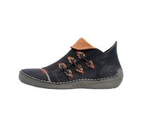 Rieker 72581-00 Black tan Womens Ankle Boots