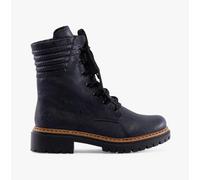 Rieker Ladies Fleece Lined Ankle Boots 72600-14 - Blue Synthetic - UK Size 6 - EU Size 39 - US Size 8