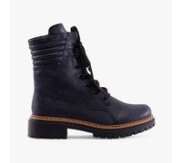 Rieker Ladies Fleece Lined Ankle Boots 72600-14 - Blue Synthetic - UK Size 6 - EU Size 39 - US Size 8