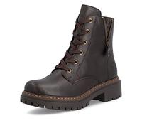 Rieker 72617 Women's Lace-Up Ankle Boots, Nougat Antique Espresso 27, 38 EU Schmal