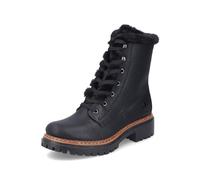 Rieker 72625-00 Women's Lace Up Fur Linned Walking Boo Ankle Boots
